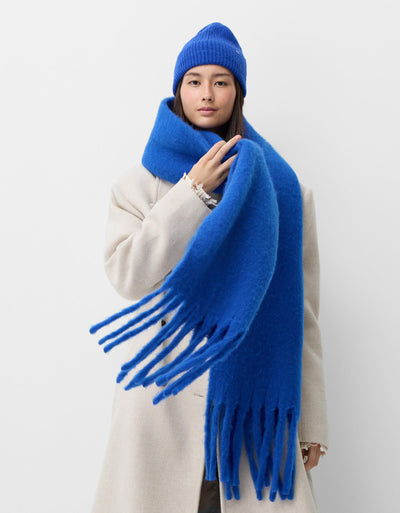 PLEUN™ | Unicoloured mohair shawl