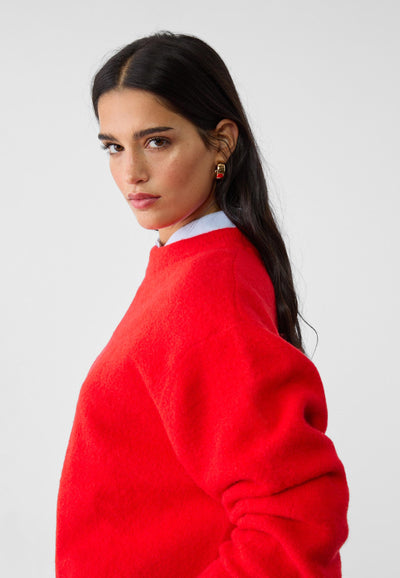 SABINA™ | Red Classic Pullover