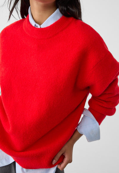 SABINA™ | Red Classic Pullover