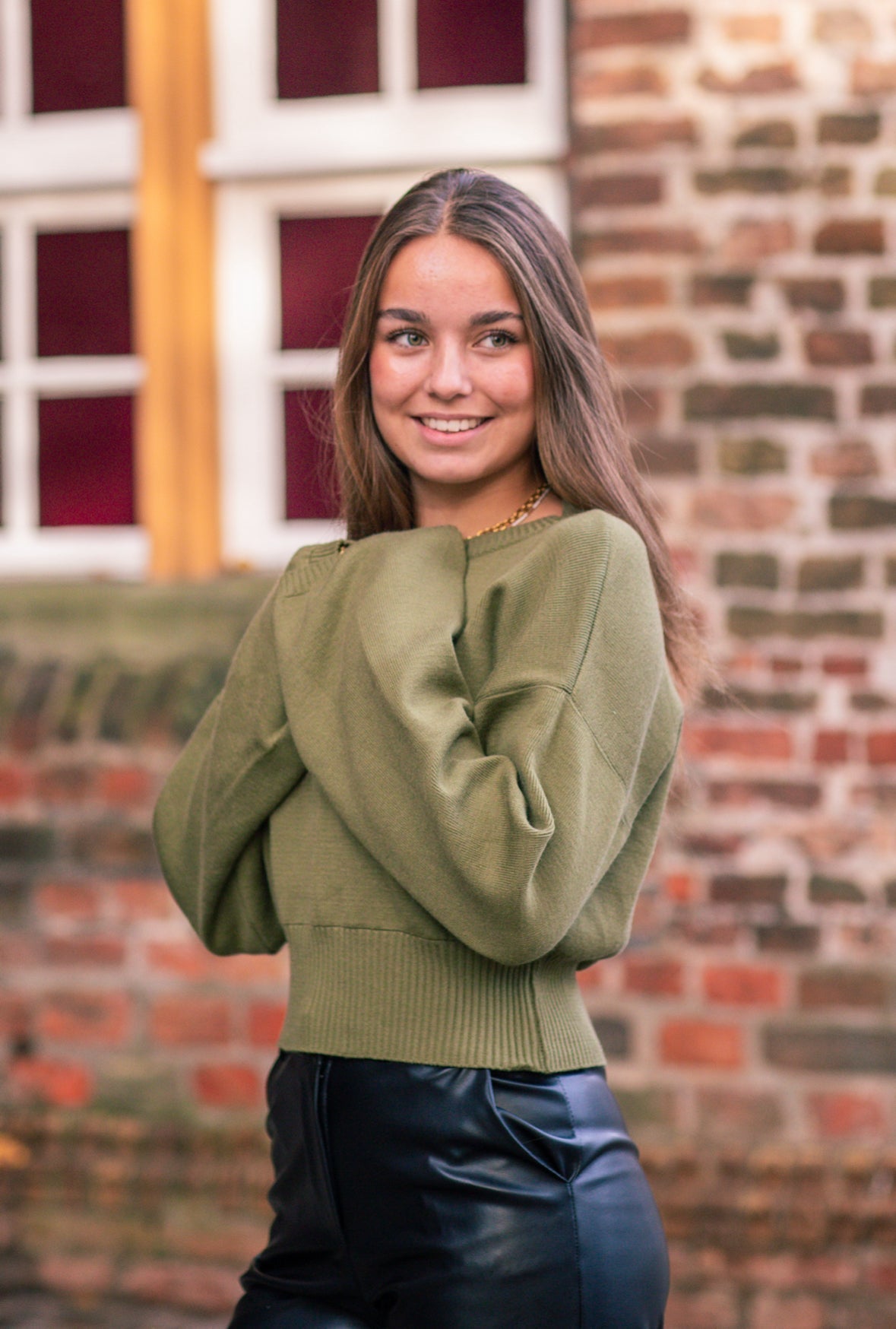 LILY™ | Green Sweater